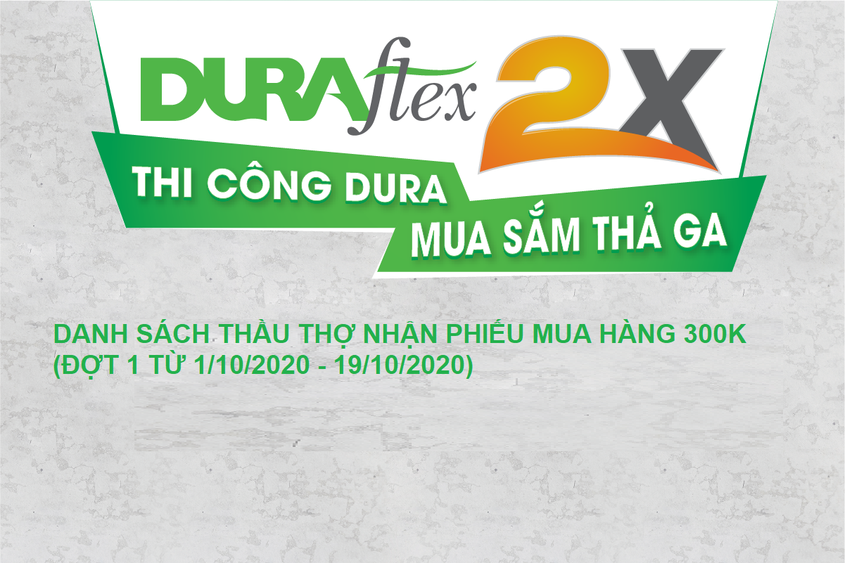 DANH SÁCH THẦU THỢ THI CÔNG TẤM XI MĂNG DURAflex NHẬN 300K