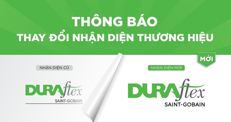 [THÔNG BÁO] Thay Đổi Nhận Diện Mới Dành Cho Thương Hiệu Tấm Xi Măng DURAflex