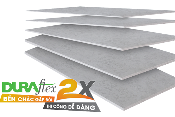 Tấm xi măng cách âm, cách nhiệt DURAflex